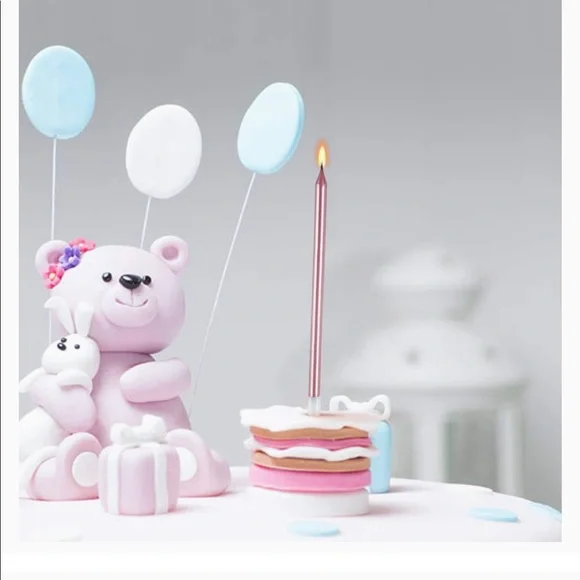 Candles-Long Thin Cake/Cupcake Candles Total 72 - Picture 7 of 13